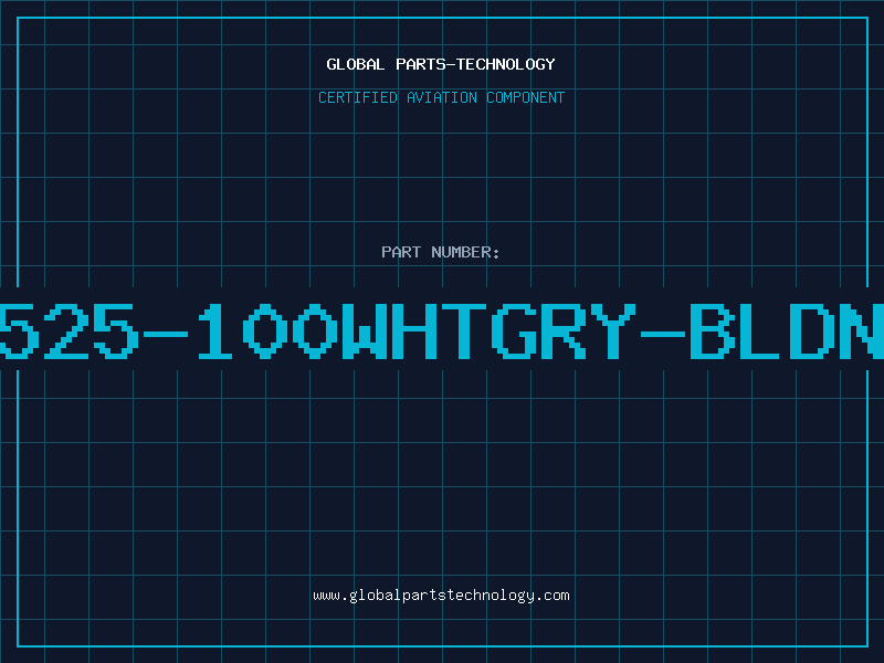 Aviation Part 8525-100WHTGRY-BLDNW