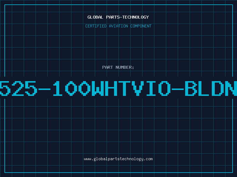 Aviation Part 8525-100WHTVIO-BLDNW