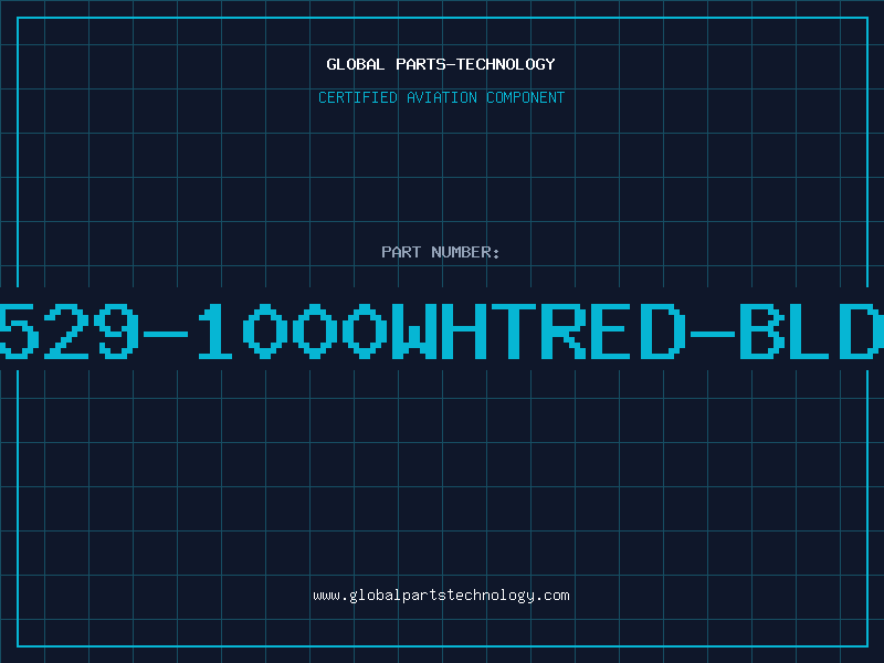 Aviation Part 8529-1000WHTRED-BLDN