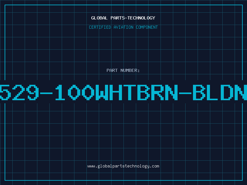 Aviation Part 8529-100WHTBRN-BLDNW