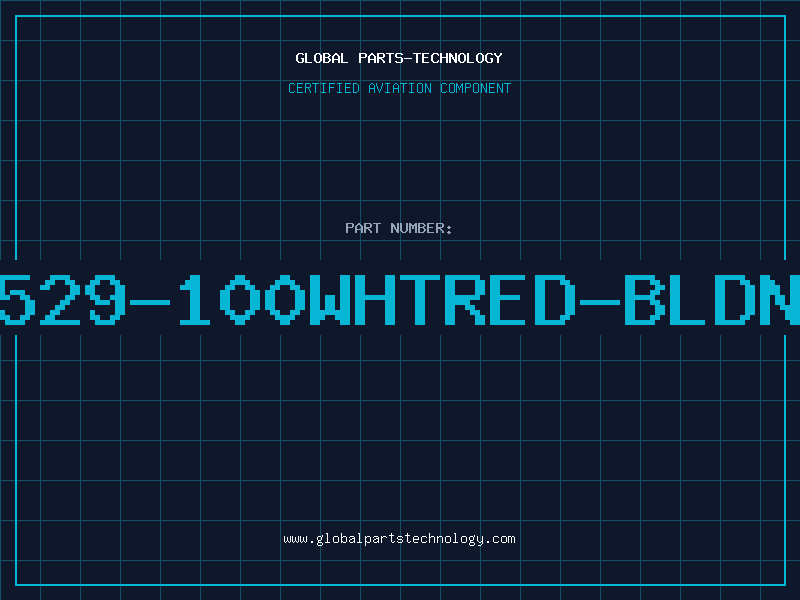 Aviation Part 8529-100WHTRED-BLDNW