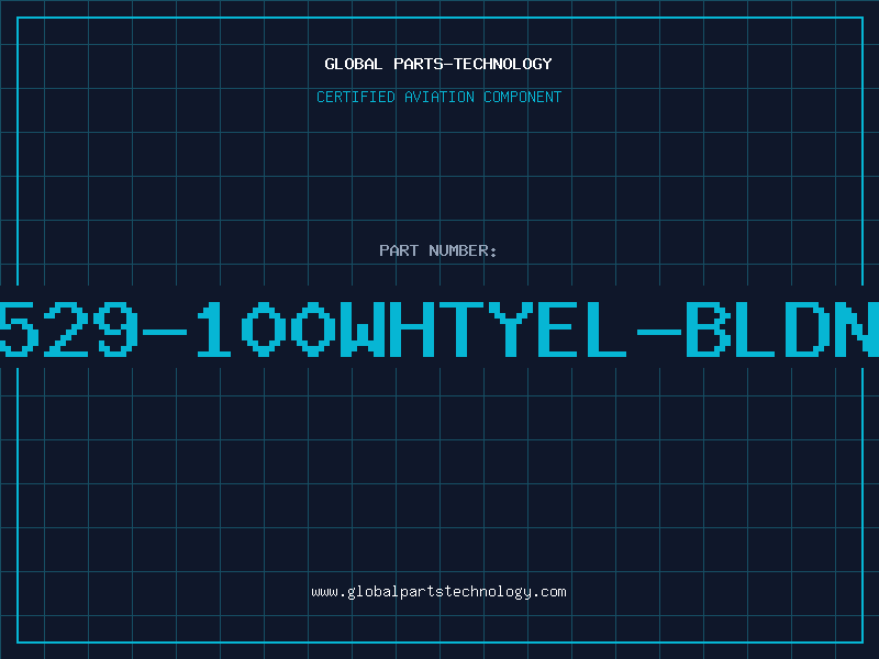 Aviation Part 8529-100WHTYEL-BLDNW