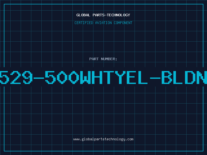 Aviation Part 8529-500WHTYEL-BLDNW