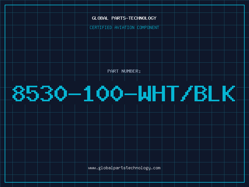 Aviation Part 8530-100-WHT/BLK