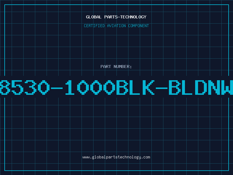 Aviation Part 8530-1000BLK-BLDNW