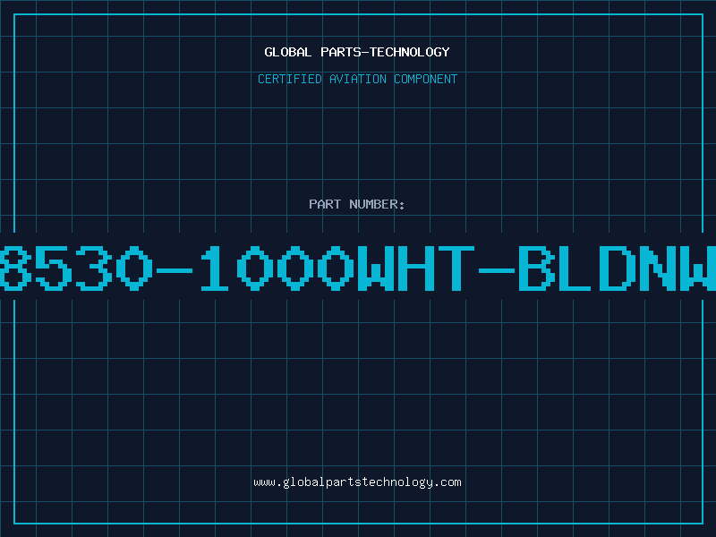 Aviation Part 8530-1000WHT-BLDNW