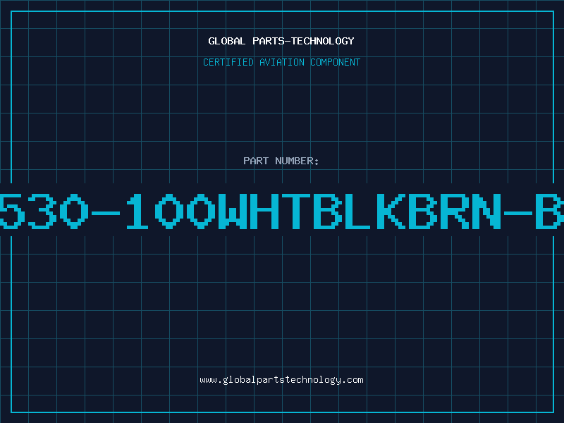 Aviation Part 8530-100WHTBLKBRN-BL