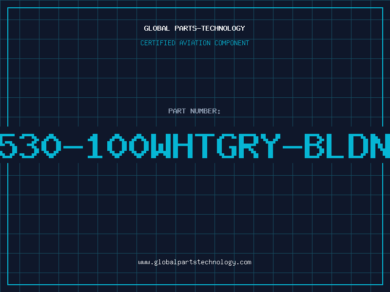 Aviation Part 8530-100WHTGRY-BLDNW