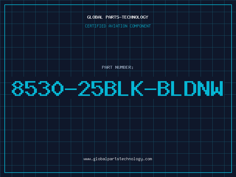 Aviation Part 8530-25BLK-BLDNW