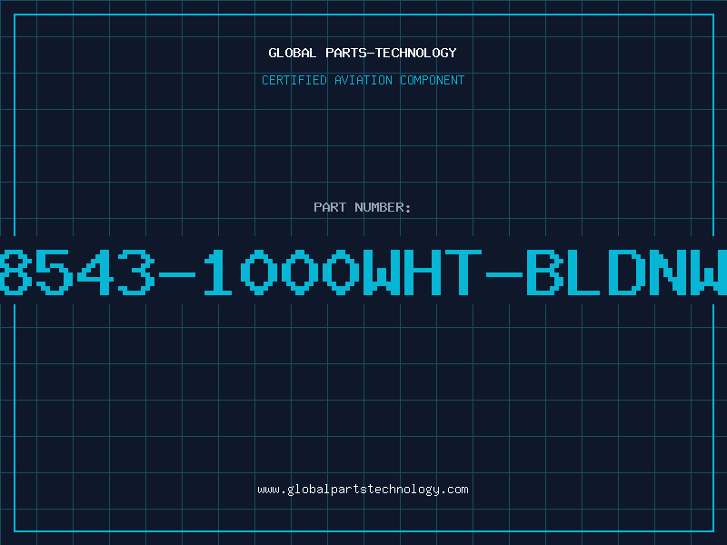 Aviation Part 8543-1000WHT-BLDNW