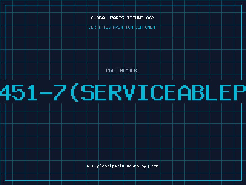 Aviation Part 856451-7(serviceablepart
