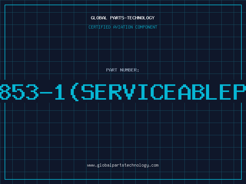 Aviation Part 856853-1(serviceablepart