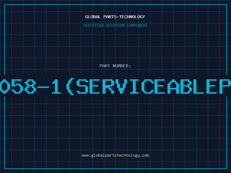 Aviation Part 858058-1(serviceablepart