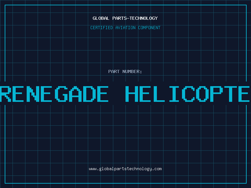 Aviation Part 858250 renegade helicopter parts
