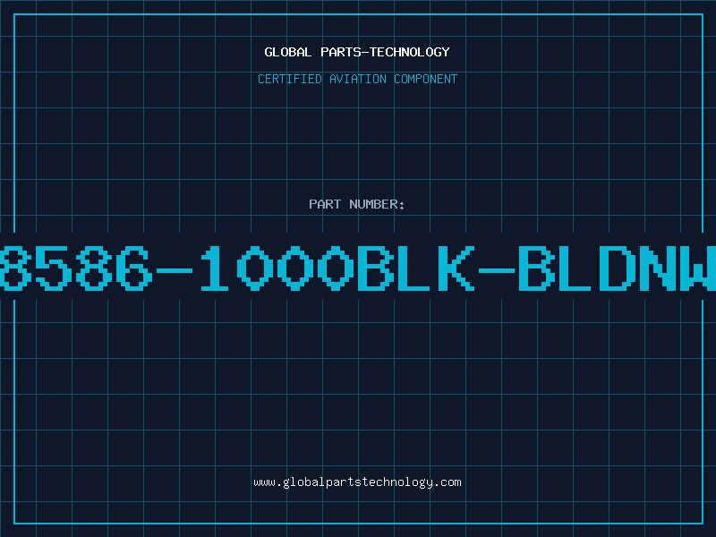 Aviation Part 8586-1000BLK-BLDNW