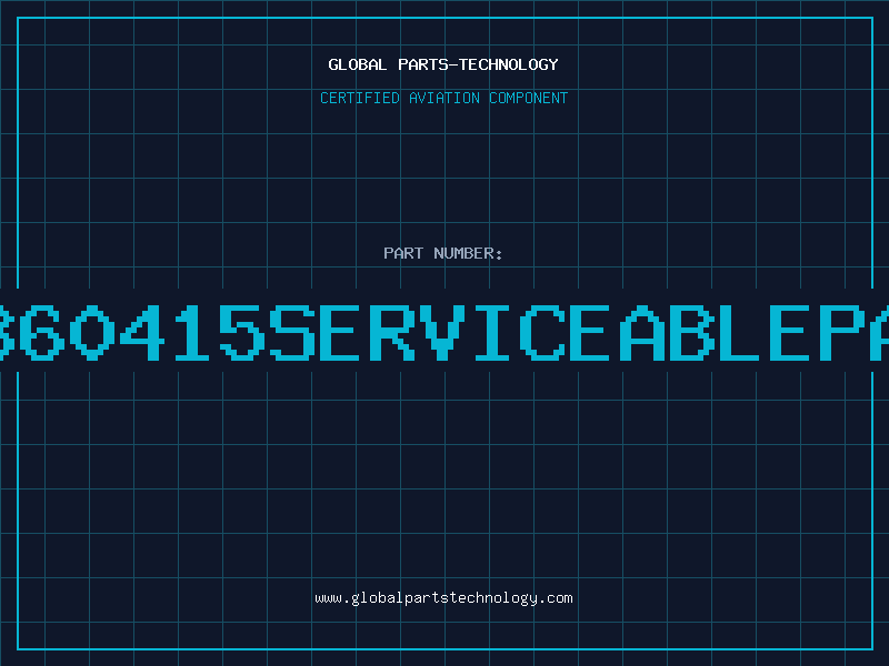 Aviation Part 85860415serviceablepart