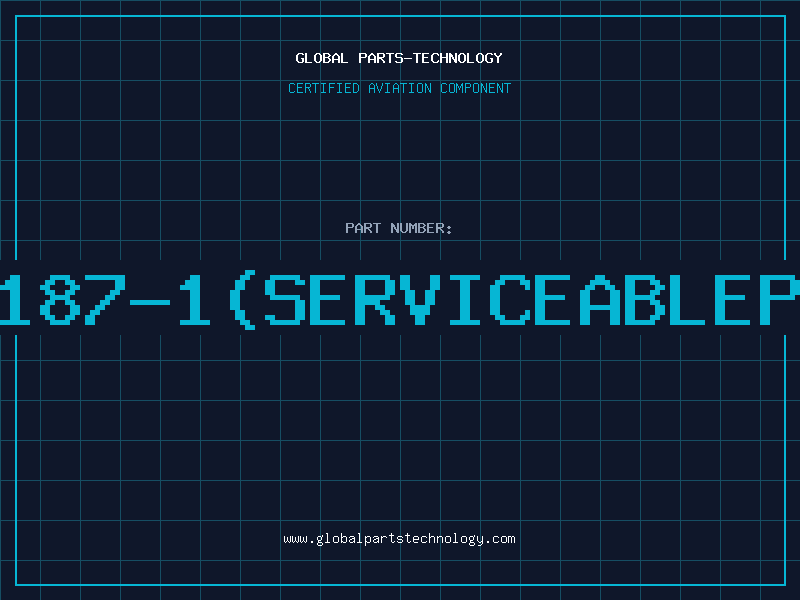 Aviation Part 859187-1(serviceablepart