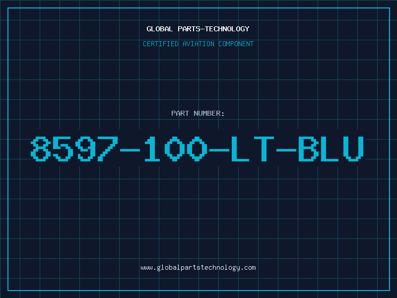 Aviation Part 8597-100-LT-BLU
