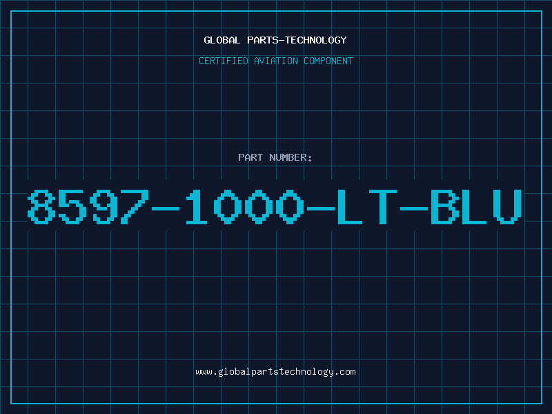Aviation Part 8597-1000-LT-BLU