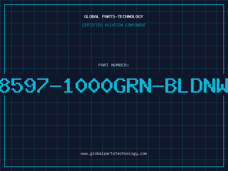 Aviation Part 8597-1000GRN-BLDNW