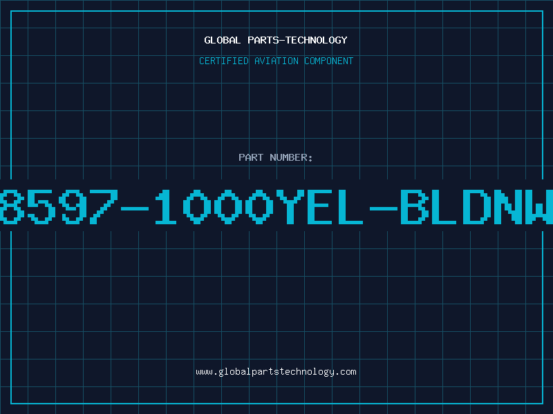 Aviation Part 8597-1000YEL-BLDNW