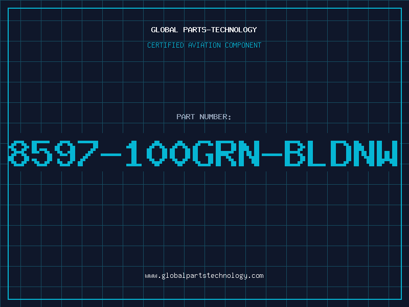 Aviation Part 8597-100GRN-BLDNW
