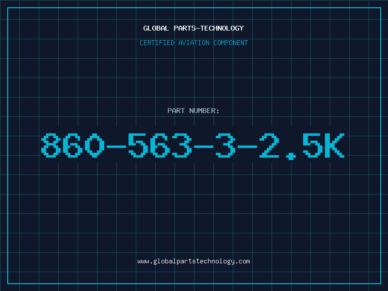 Aviation Part 860-563-3-2.5K