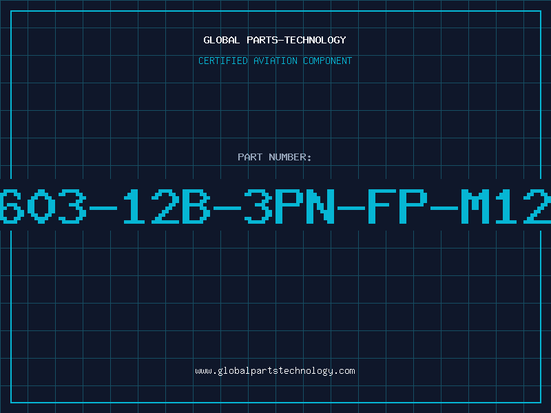 Aviation Part 8603-12B-3PN-FP-M121