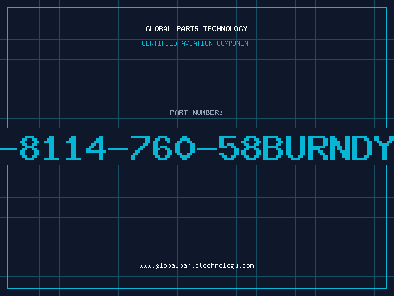 Aviation Part 8609-378-8114-760-58BURNDY/SOURIAU