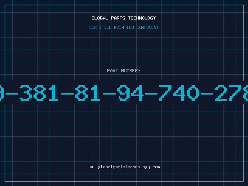 Aviation Part 8609-381-81-94-740-278-E3