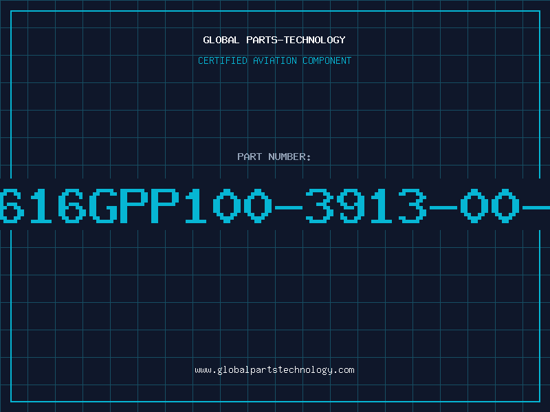 Aviation Part 8616GPP100-3913-00-B
