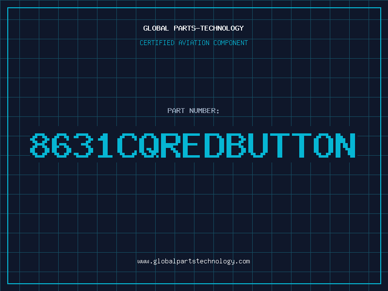 Aviation Part 8631CQREDBUTTON