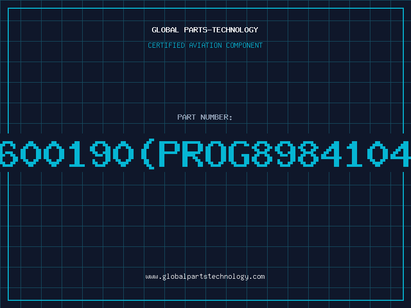 Aviation Part 86600190(PROG8984104LA