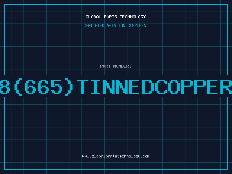 Aviation Part 8665TINNEDCOPPER
