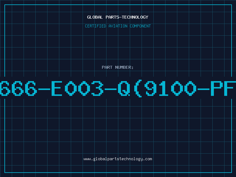 Aviation Part 8666-E003-Q(9100-PFP