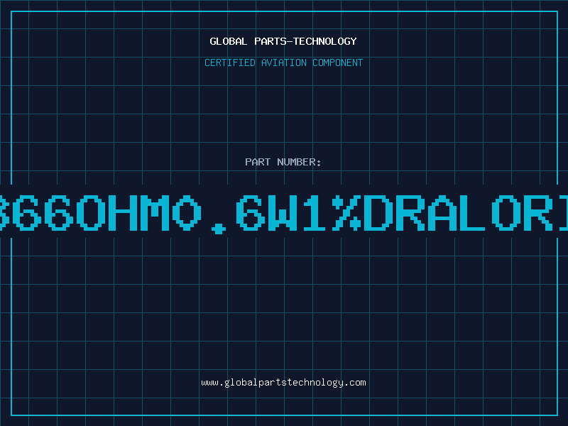 Aviation Part 866OHM0.6W1%DRALORI
