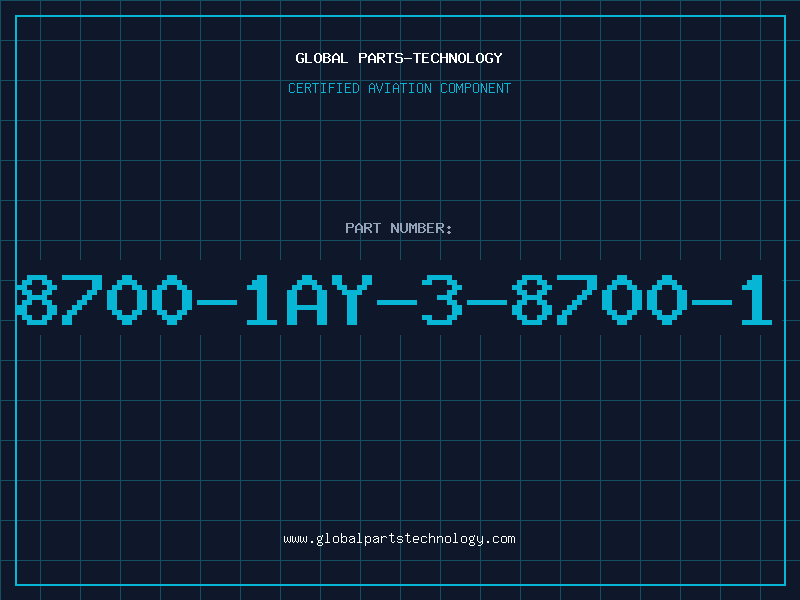 Aviation Part 8700-1AY-3-8700-1