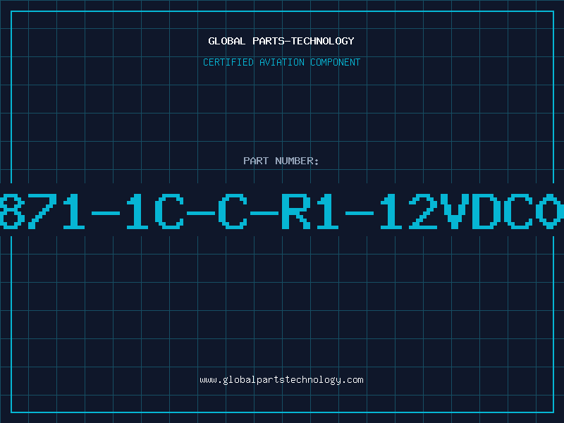 Aviation Part 871-1C-C-R1-12VDC0