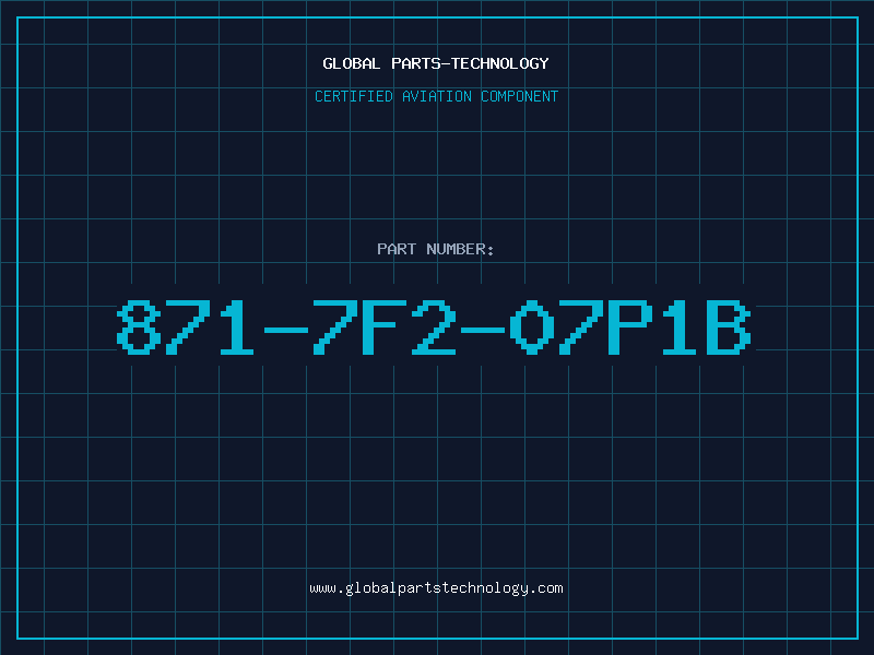 Aviation Part 871-7F2-07P1B