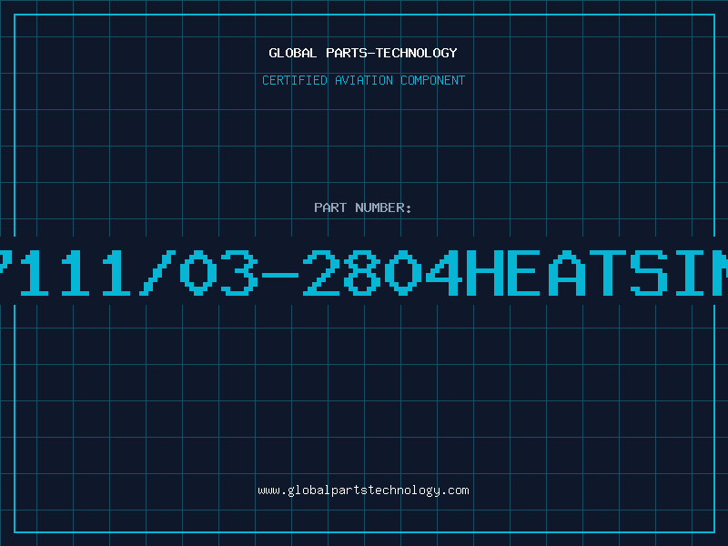 Aviation Part 87111/03-2804HEATSINK