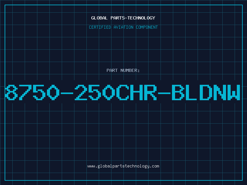 Aviation Part 8750-250CHR-BLDNW