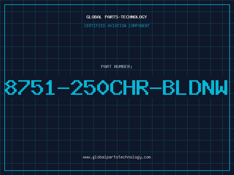 Aviation Part 8751-250CHR-BLDNW