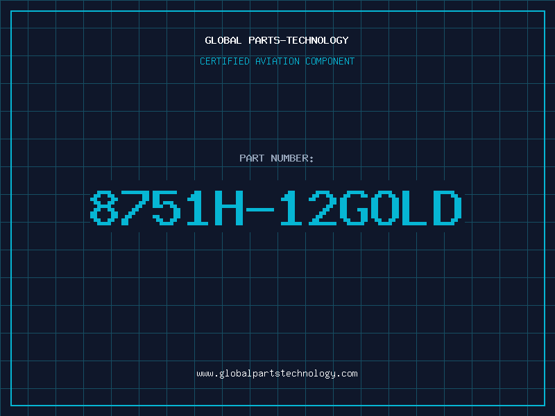 Aviation Part 8751H-12GOLD