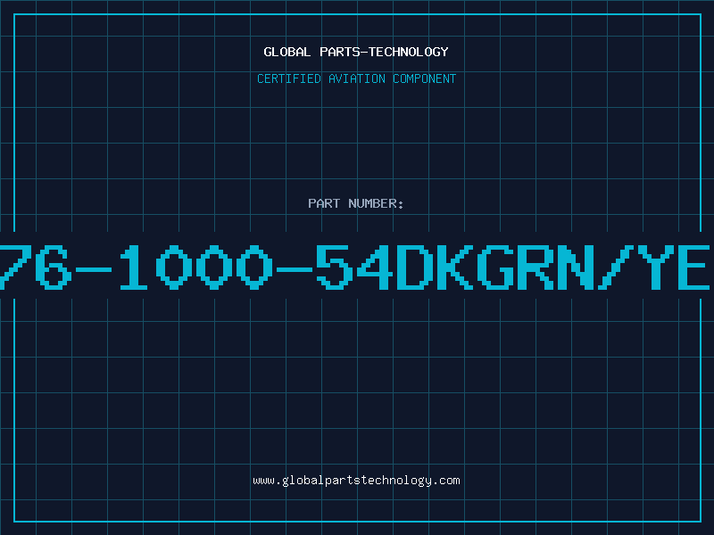 Aviation Part 876-1000-54DKGRN/YEL