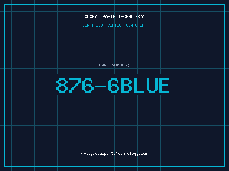 Aviation Part 876-6BLUE