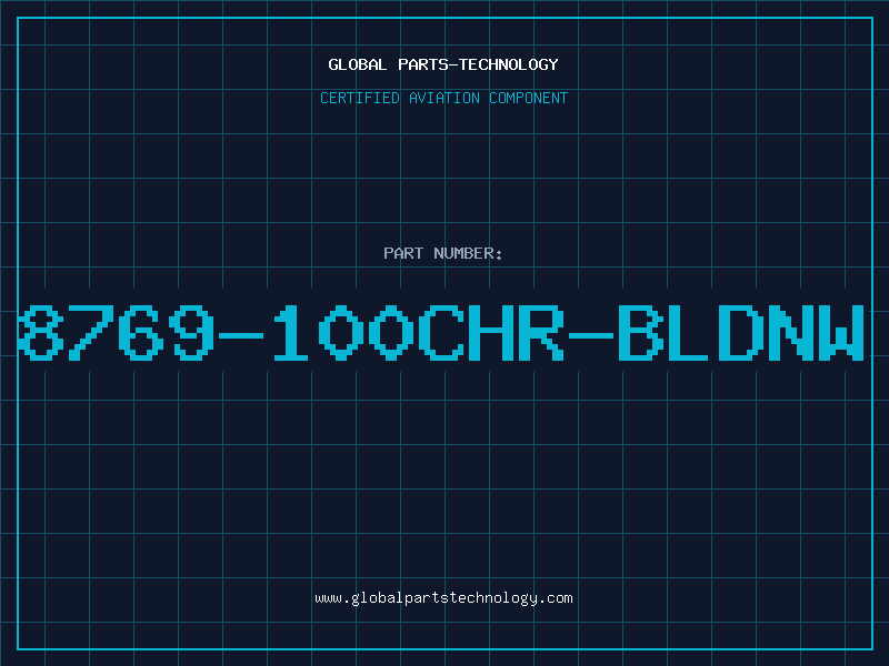 Aviation Part 8769-100CHR-BLDNW