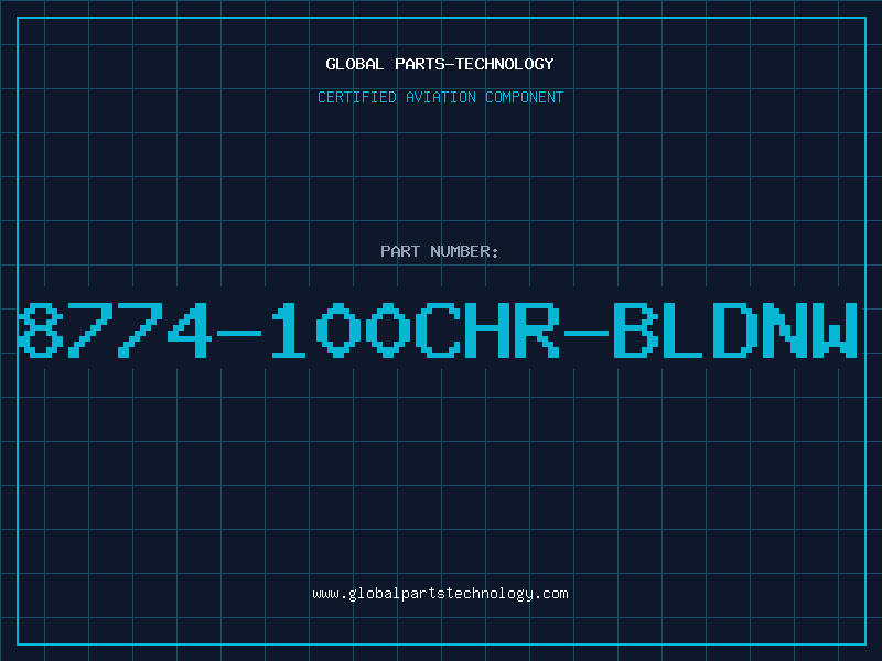 Aviation Part 8774-100CHR-BLDNW