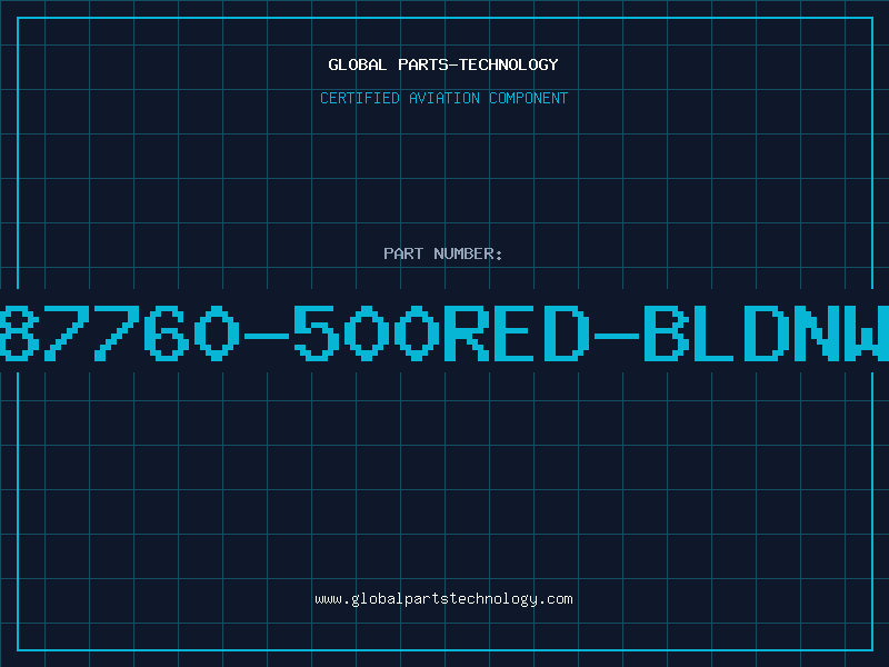 Aviation Part 87760-500RED-BLDNW