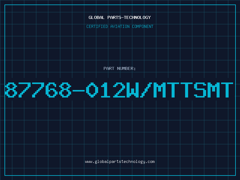Aviation Part 87768-012W/MTTSMT
