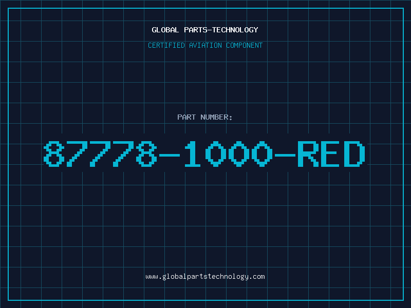 Aviation Part 87778-1000-RED